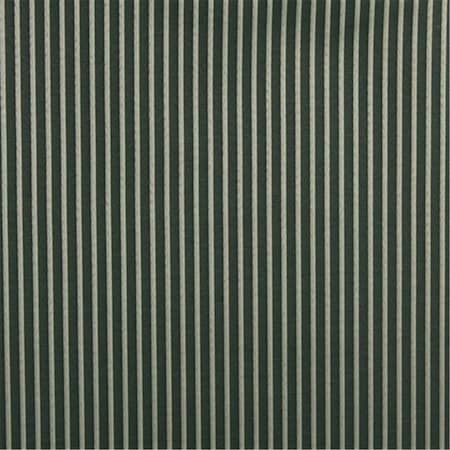 Designer Fabrics 54 in. Wide Green- Striped Jacquard Woven Upholstery Fabric B610